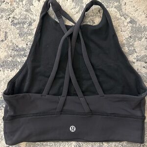 lululemon athletica Charcoal Strappy Sports Bra